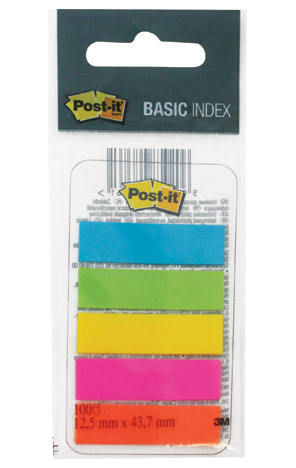 Zastavica signir 12,5 x 43,7mm 5boja x 20 listova 3M